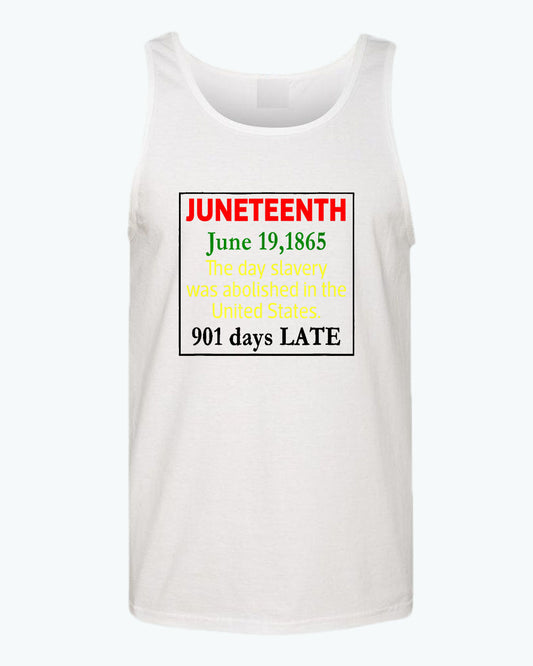 The day slavery was abolished in USA tank top, juneteenth tank tops - Fivestartees