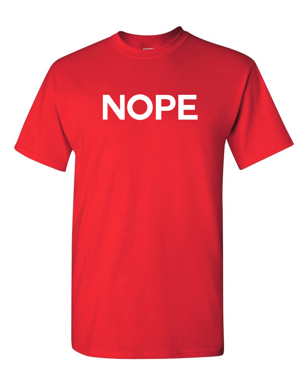 Nope Funny Grumpy Sarcastic Sarcasm Bad Attitude for Dad Man unisex T-Shirt - Fivestartees