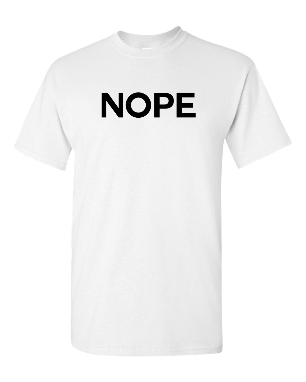 Nope Funny Grumpy Sarcastic Sarcasm Bad Attitude for Dad Man unisex T-Shirt - Fivestartees