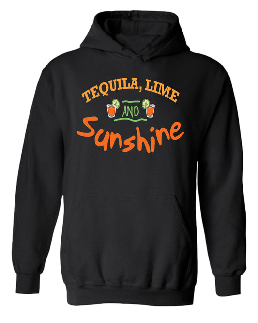 Tequila, Lime and sunshine hoodie, drinking hoodie - Fivestartees