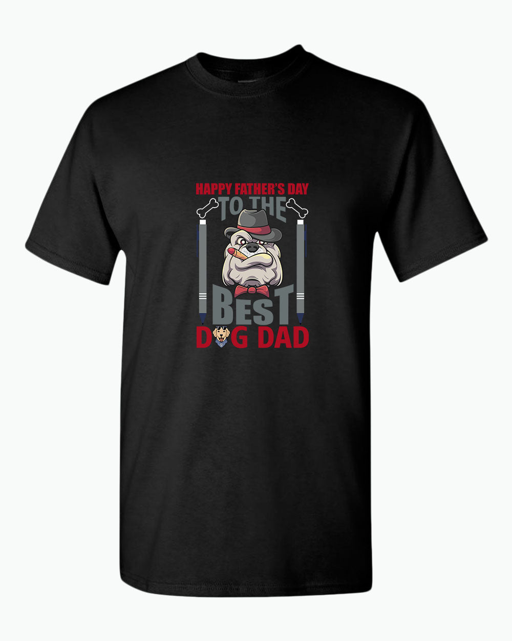 Happy father's day to the best dog dad t-shirt daddy dog t-shirt - Fivestartees