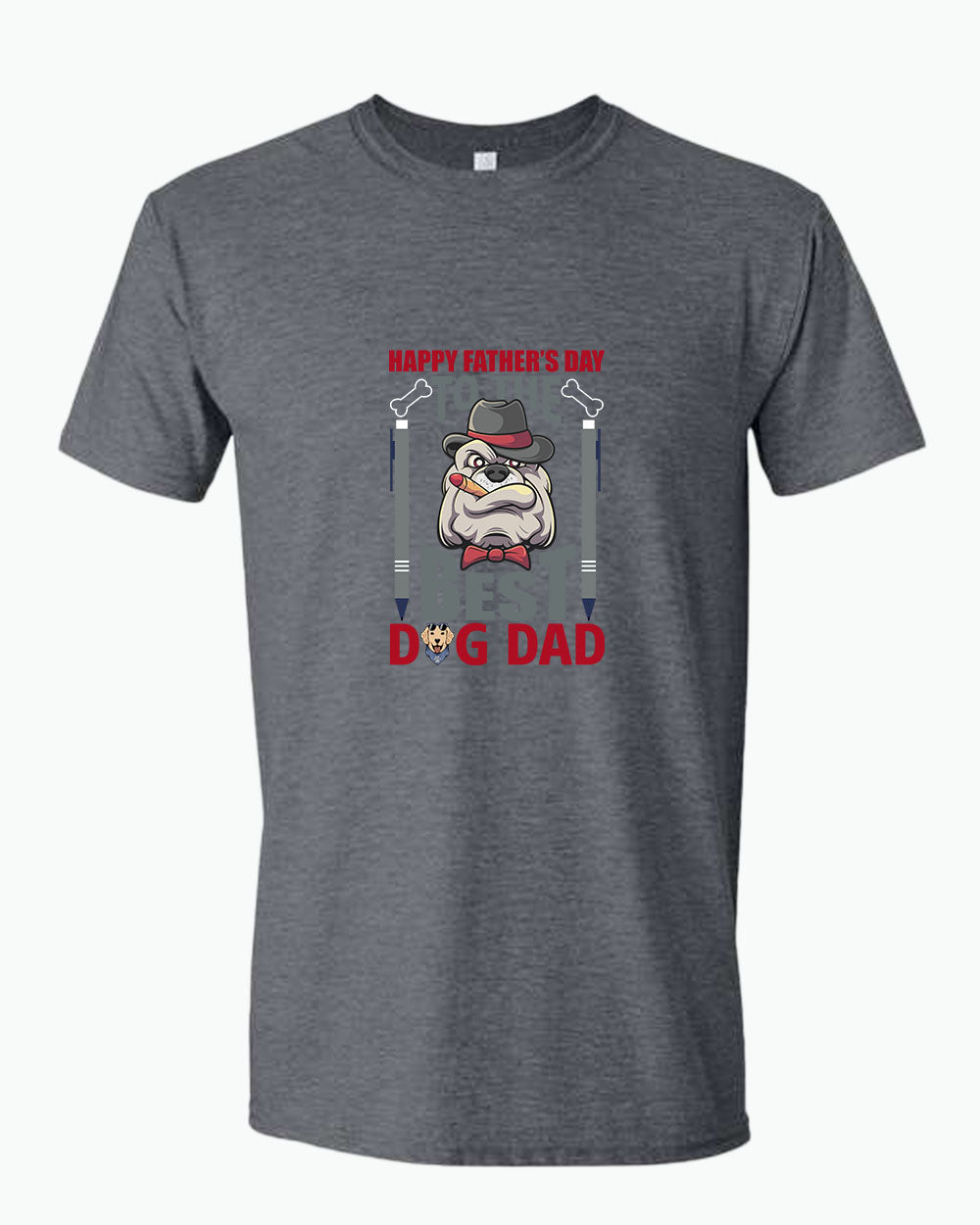 Happy father's day to the best dog dad t-shirt daddy dog t-shirt - Fivestartees