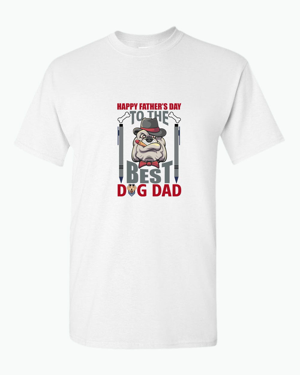 Happy father's day to the best dog dad t-shirt daddy dog t-shirt - Fivestartees