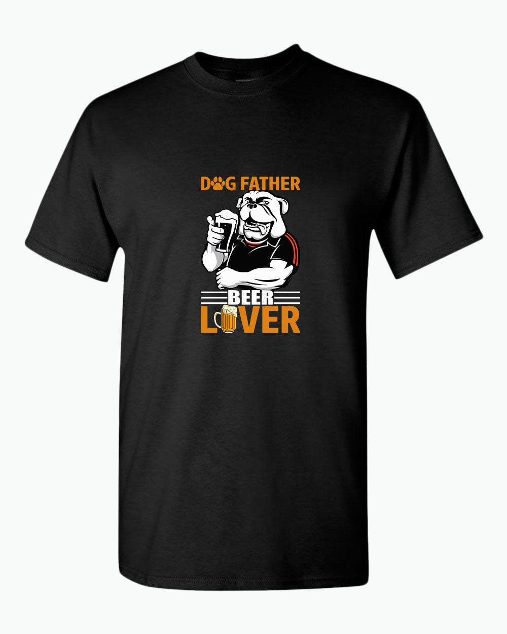 Dog father beer lover t-shirt, daddy t-shirt papa tees - Fivestartees