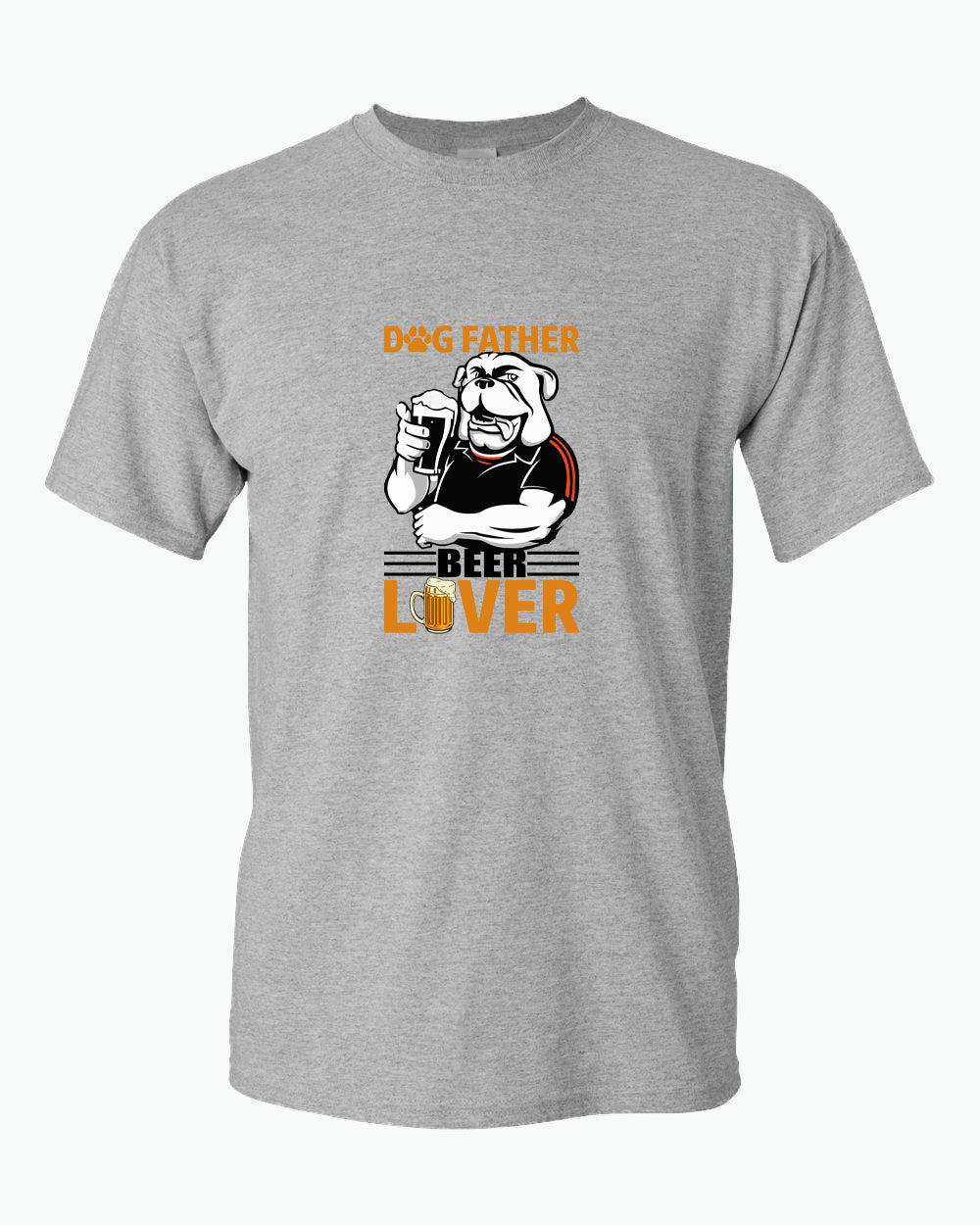 Dog father beer lover t-shirt, daddy t-shirt papa tees - Fivestartees