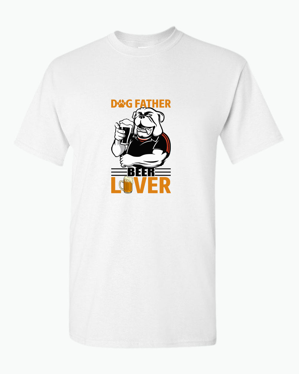 Dog father beer lover t-shirt, daddy t-shirt papa tees - Fivestartees