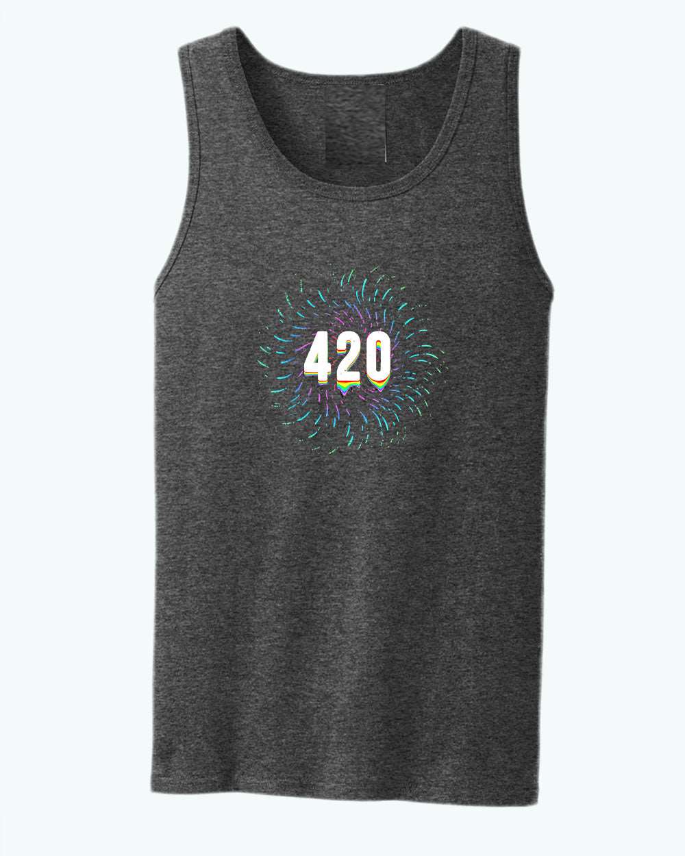 420 tik tok color tank top - Fivestartees