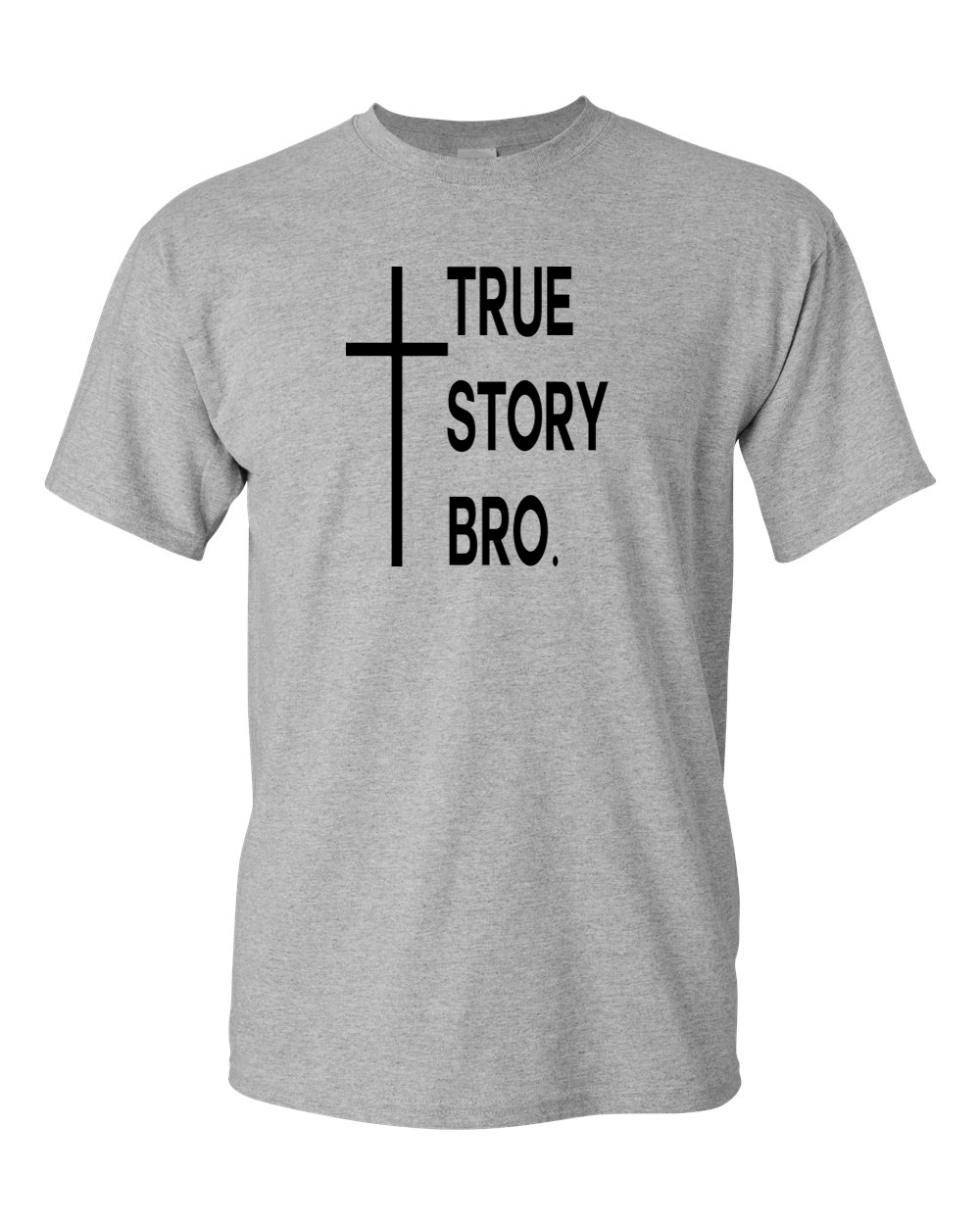 Christian COOL T-Shirt Gift Tee Mens Jesus t-shirt Religious TRUE STRY BRO  t-shirt - Fivestartees