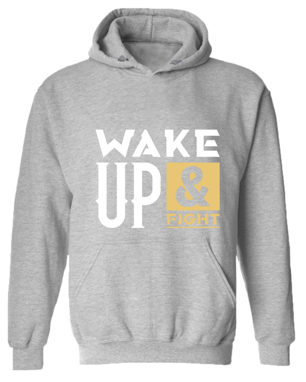 Wake up and fight hoodie, motivational hoodie, inspirational hoodies, casual hoodies - Fivestartees