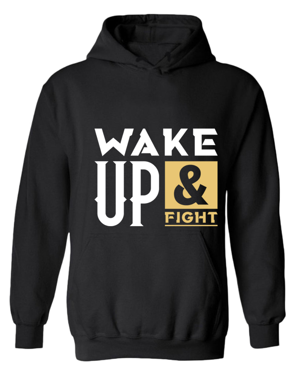 Wake up and fight hoodie, motivational hoodie, inspirational hoodies, casual hoodies - Fivestartees