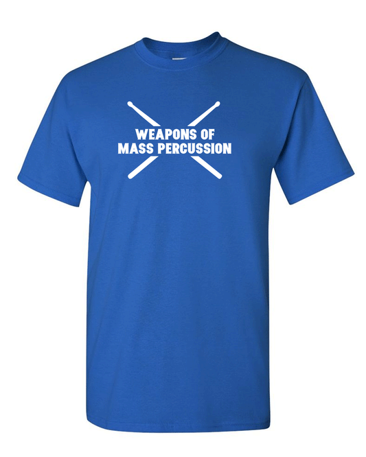 Weapons of Mass Percussion T-shirt Drummer tees funny tees music tees - Fivestartees